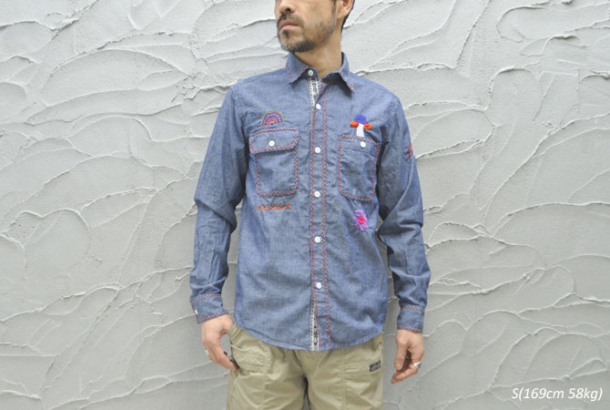 Oaxaca Chambray Shirts(Rainbow Oaxaca) 