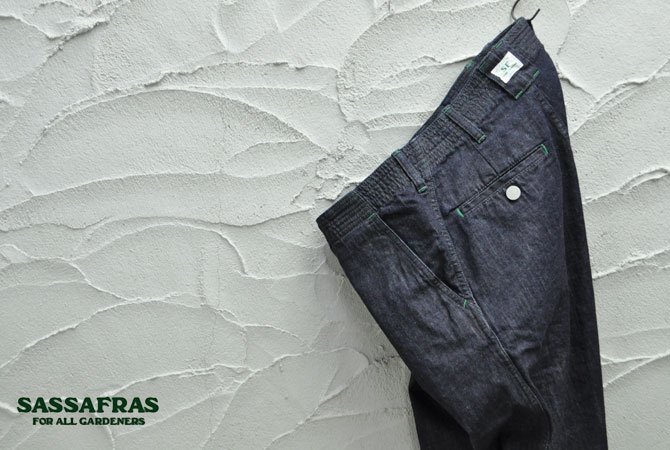 SASSAFRAS Sprayer Pants(9oz Denim) 