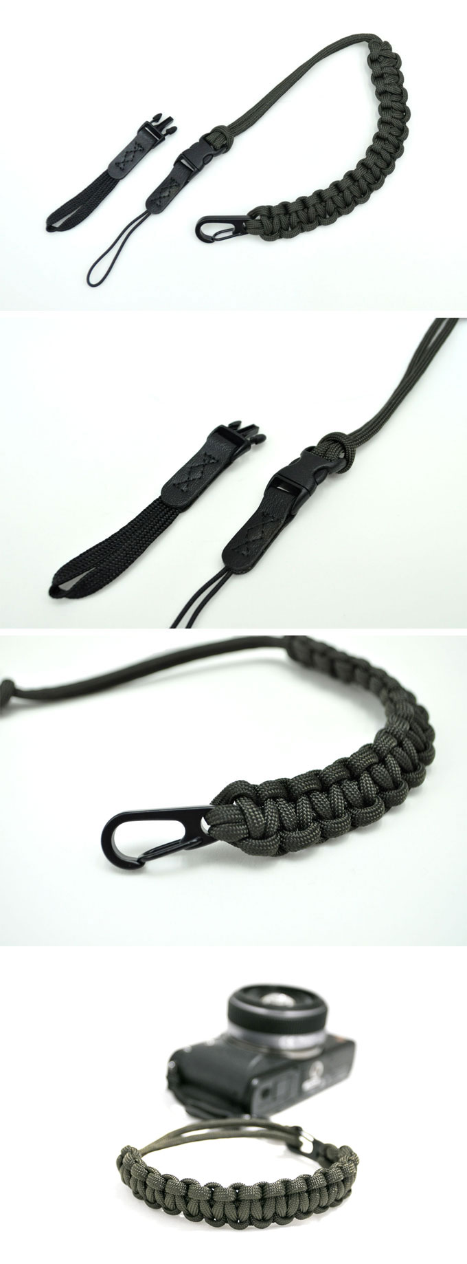 DSPTCH Camera Wrist Strap(Matte Black)