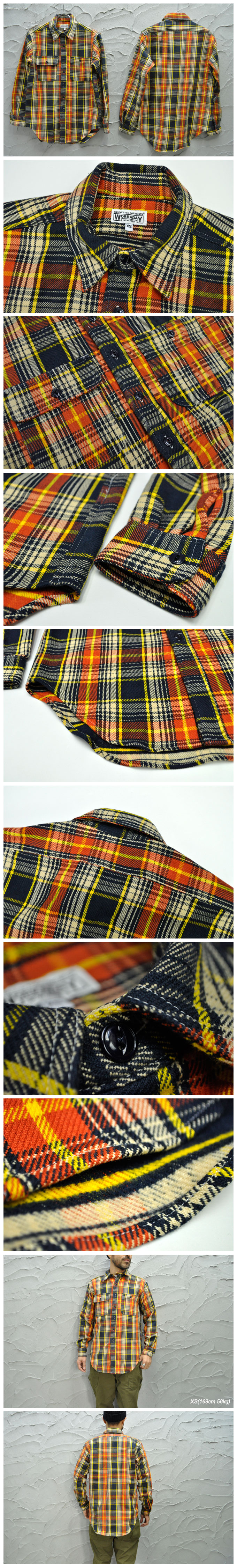 ENGINEERED GARMENTS 【Workaday】Utility Shirt(Indian Plaid)