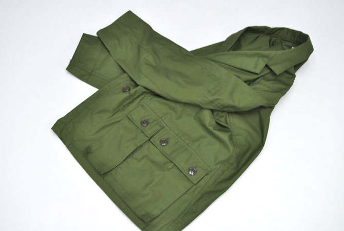 SASSAFRAS G.D.U Leaf Jacket(Back Satin) 