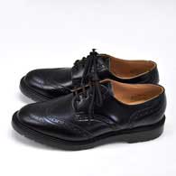 Solovair 4Eye Derby Brogue Shoe(Hi-Shine)