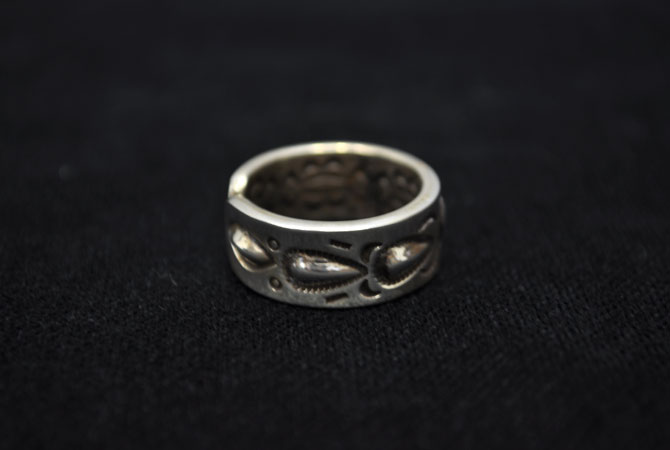 RAY ADAKAI DBL Stamp Ring Open End