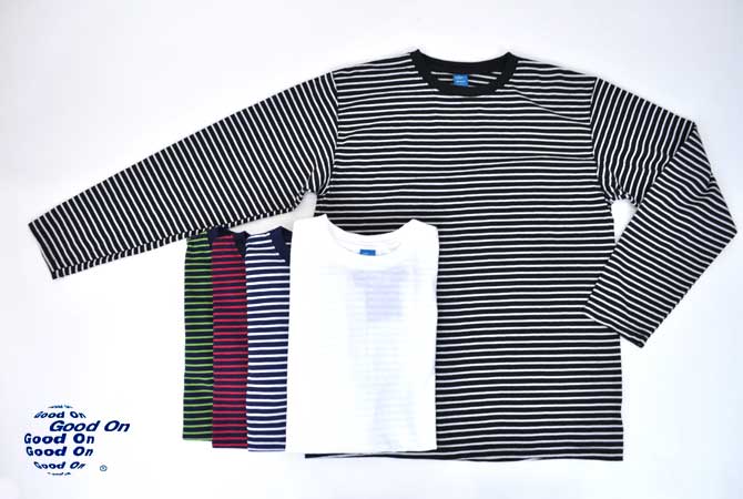 GOOD ON L/S Border Tee