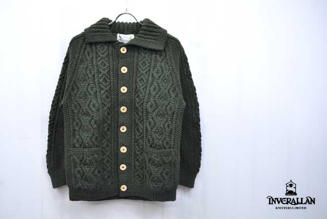 INVERALLAN Lumber Cardigan With Collar/40