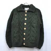 INVERALLAN Lumber Cardigan With Collar/38(B)