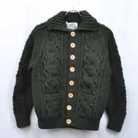 INVERALLAN Lumber Cardigan With Collar/36