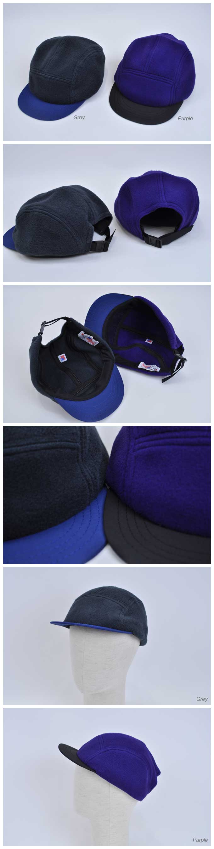 NEW ENGLAND CAP Polartec Fleece/Nylon High Crown Cap