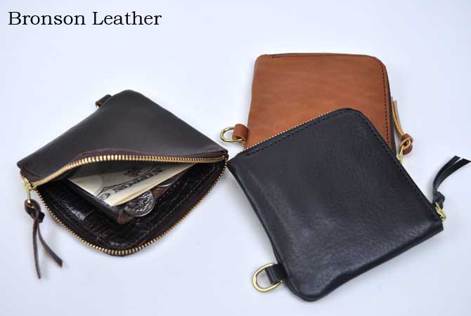 Bronson Leather Zip Wallet