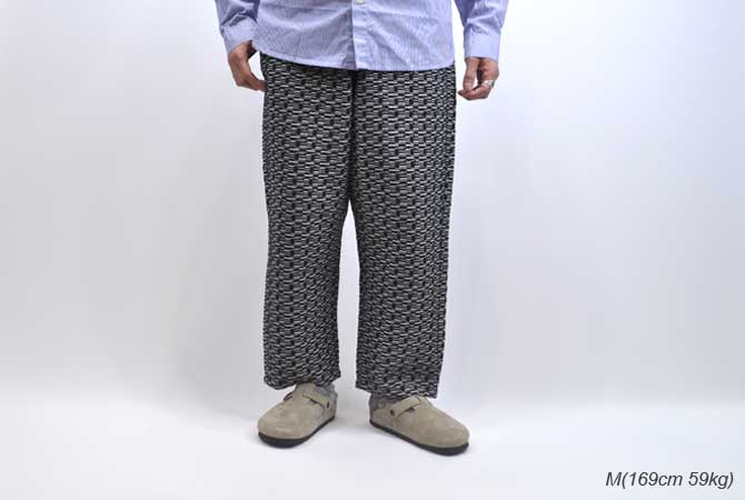 TIGRE BROCANTE Tagosaku Pants (Double Gauze White Line) 