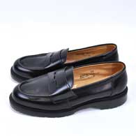 Solovair   Penny Loafer (Hi-Shine)