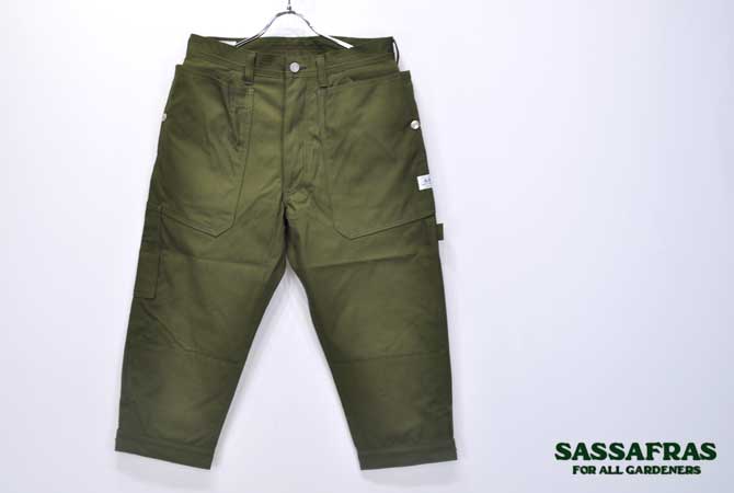 SASSAFRAS Fall Leaf Gardener Pants 2/3 (Ventile Oxford) 