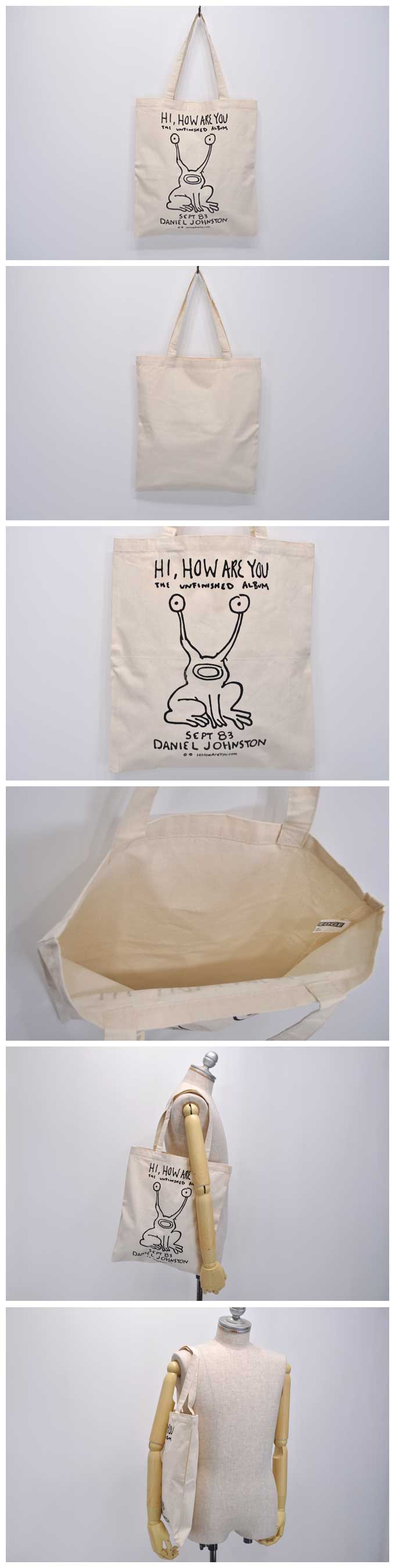 Daniel Johnston Hi How Are You Carry All Tote