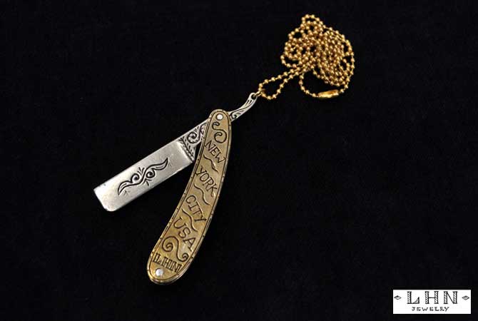 LHN Jewelry Straight Razor Necklace