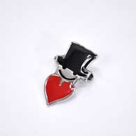 Bohemians Love & Hat Catch Pin Badge