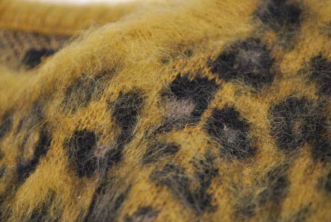 Needles  Mohair Sweater(Leopard)