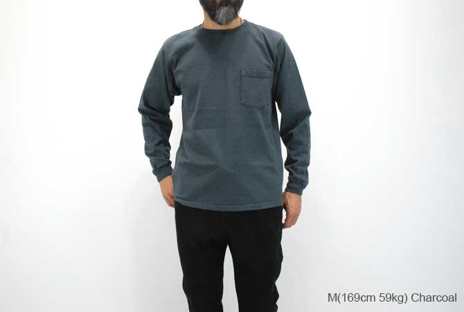 GOOD WEAR L/S Crew Neck Pocket Tee