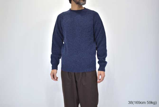 INVERALLAN Crew Neck Saddle Sweater