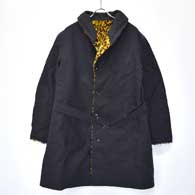 ENGINEERED GARMENTS Shawl Collar Reversible Coat (Fur/ Cotton) 