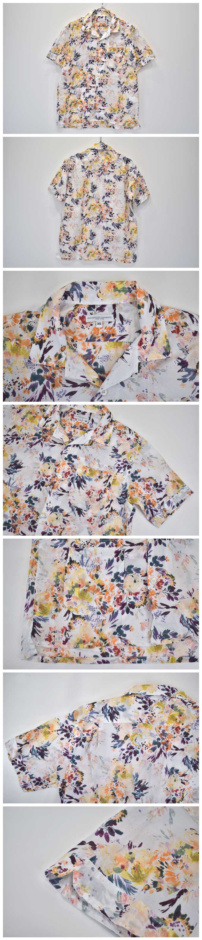 ENGINEERED GARMENTS Camp Shirt(Botany Printed Lawn)