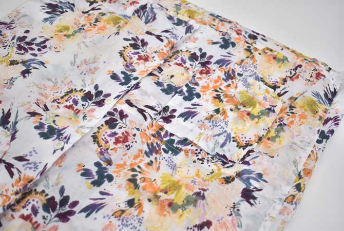 ENGINEERED GARMENTS Camp Shirt(Botany Printed Lawn)