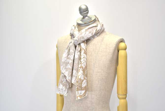 ENGINEERED GARMENTS Long Scarf (Floral Printed Lawn)