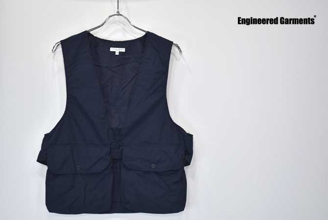 ENGINEERED GARMENTS Fowl Vest (Acrylic Caated Nylon Taffeta)