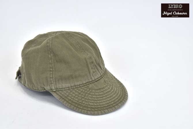 Nigel Cabourn 【Lybro】Mechanics Cap(Cotton Herringbone)