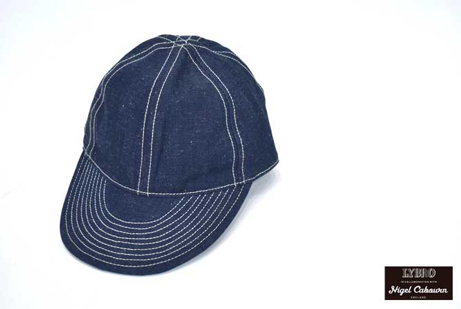 Nigel Cabourn 【Lybro】Mechanics Cap (JP Denim)