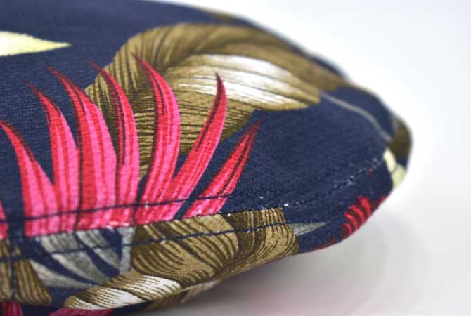 ENGINEERED GARMENTS Beret(Hawaiian Floral Java Cloth)