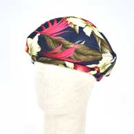 ENGINEERED GARMENTS Beret(Hawaiian Floral Java Cloth)