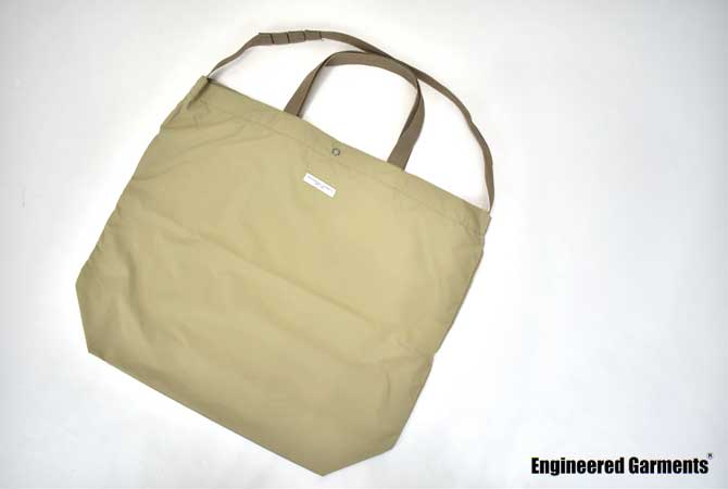 ENGINEERED GARMENTS Carry All Tote  (Acrylic Coated Nylon Taffeta)