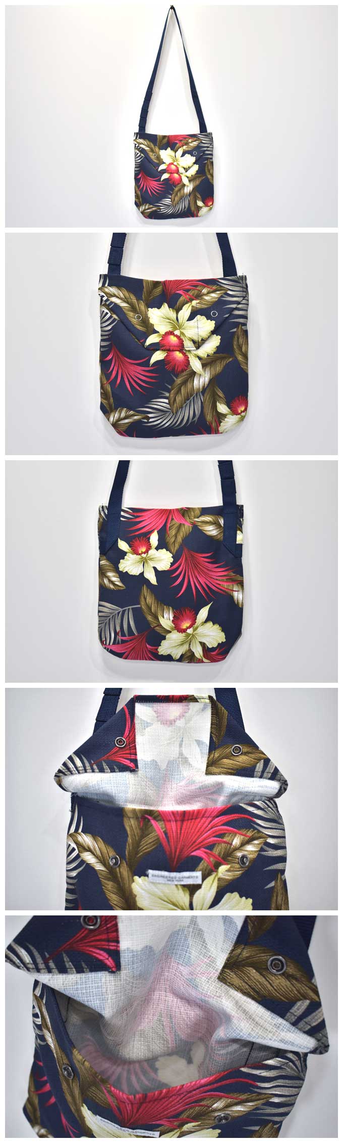 ENGINEERED GARMENTS Shoulder Pouch (Hawaiian Floral Java Cloth)