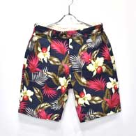 ENGINEERED GARMENTS Sunset Short(Hawaiian Floral Java Cloth)