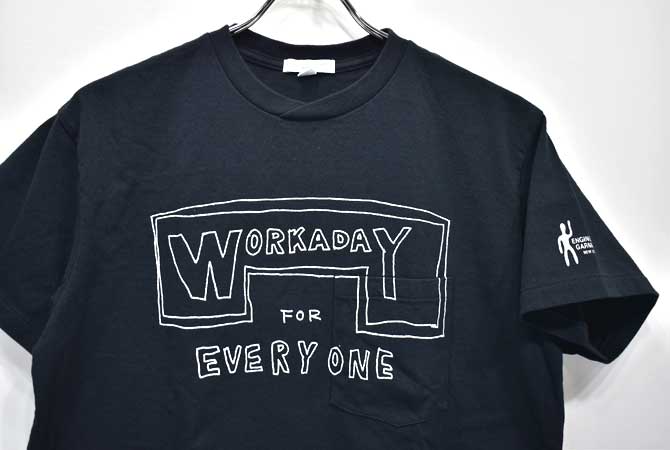 ENGINEERED GARMENTS 【Workaday】Print Crossover Neck Pocket Tee(Workaday For Everyday) 