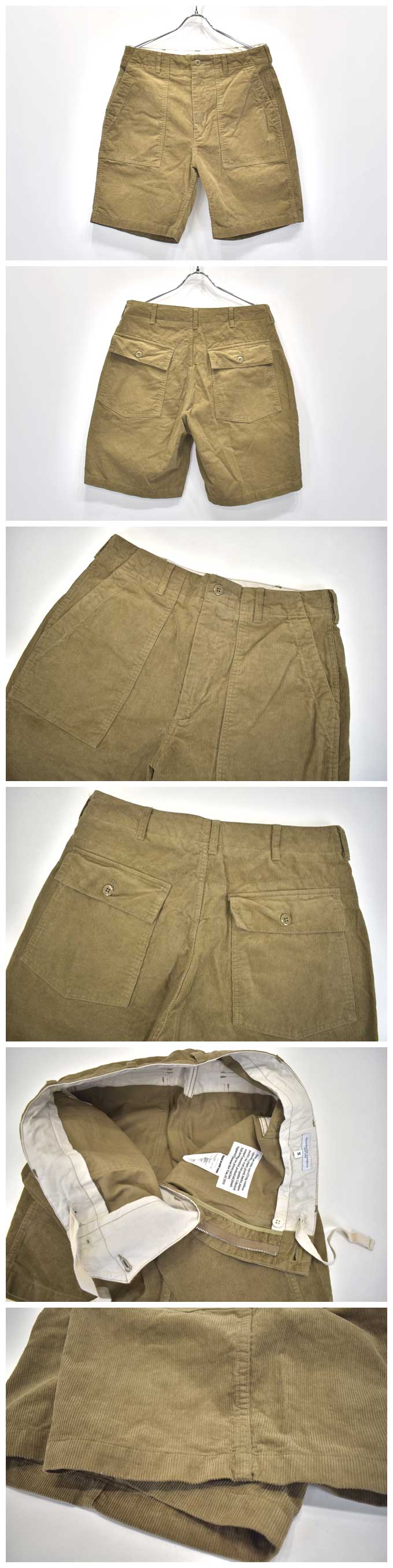 ENGINEERED GARMENTS Fatigue Short(14w Curduroy)