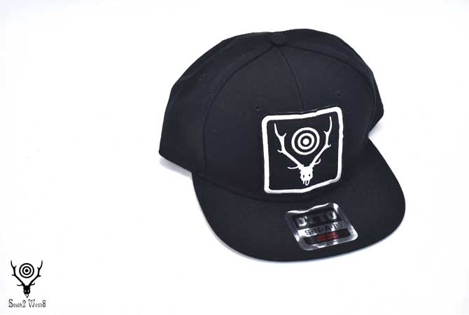 South2 West8 Baseball Cap(Black-Emblem）