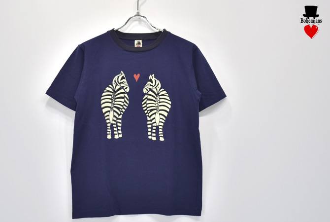 Bohemians Bare S/S Tee(Love Zebra OV Flocky) 