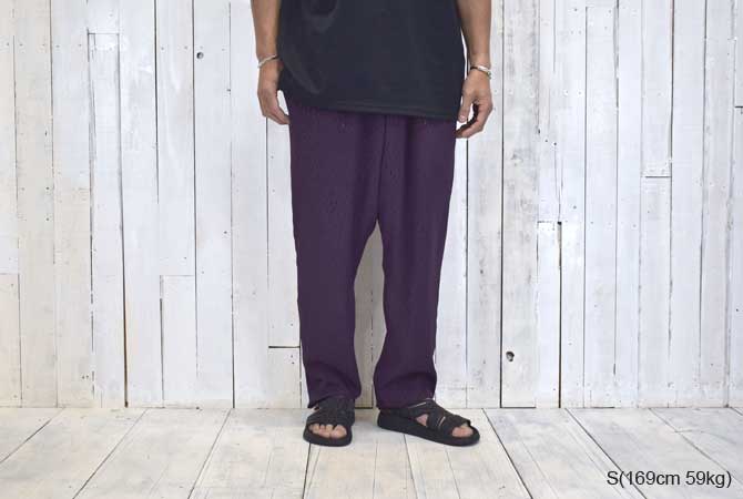 South2 West8 String Slack Pants (Poly Jacquard / Mottled) 