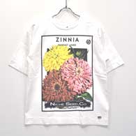 Niche (THIS TIME inc.) Flower Seeds T-Shirts(Zinnia)  