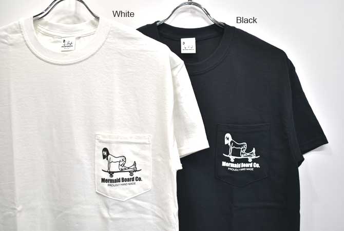 Niche (THIS TIME inc.) DISKHA＋Niche.Marmaid Board Company Pocket T-Shirt