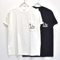 Niche (THIS TIME inc.) DISKHA＋Niche.Marmaid Board Company Pocket T-Shirt