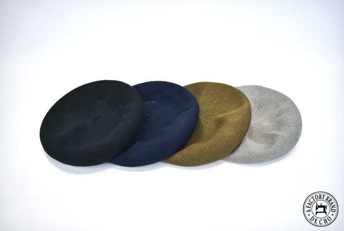 DECHO Linen Knit Beret 