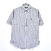 Bohemians BD S/S Shirts(Seersucker Stripe)